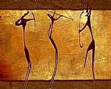 2010 Caveman Hunters painting